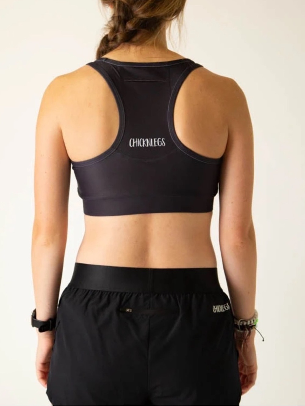 CHIKNLEGS phone holder sports bra